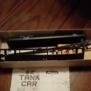 Black Model Train Tank Car Ho Scale